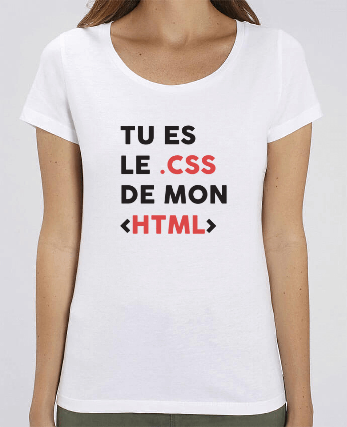 Essential women\'s t-shirt Stella Jazzer Le CSS de mon HTML by tunetoo