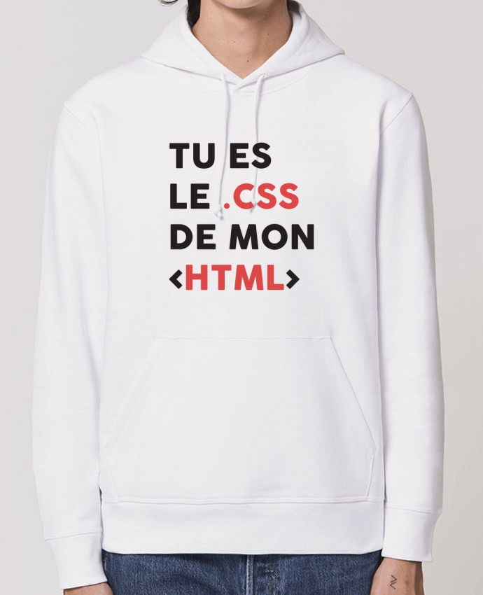 Essential unisex hoodie sweatshirt Drummer Le CSS de mon HTML Par tunetoo