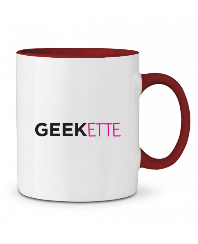 Mug bicolore Geekette tunetoo