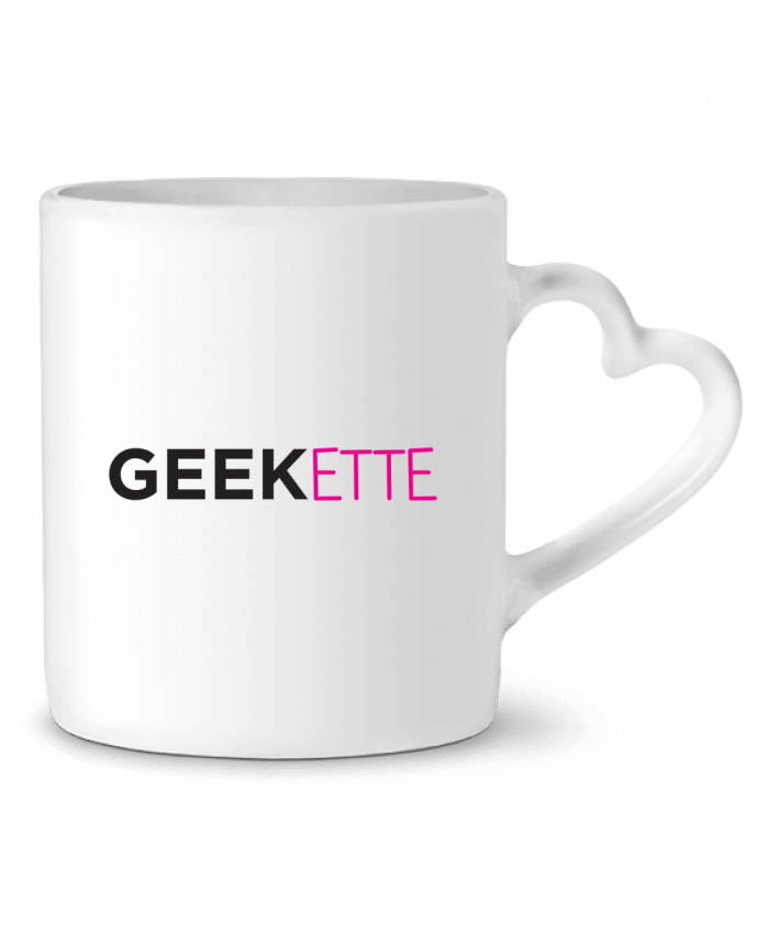 Mug coeur Geekette par tunetoo