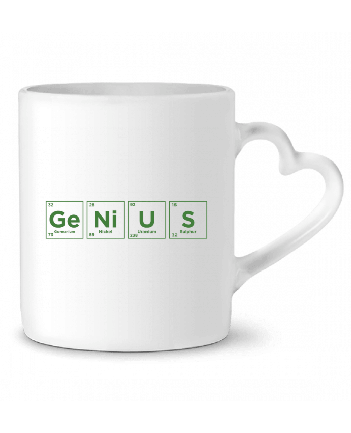 Mug coeur Genius par tunetoo