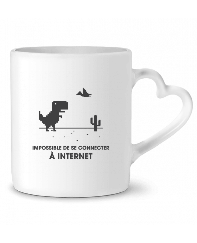 Mug coeur Impossible de se connecter à internet par tunetoo