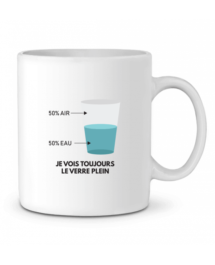 Mug  Toujours voir le verre plein par tunetoo