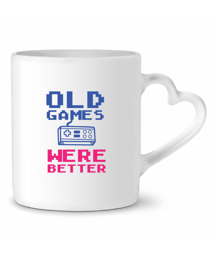 Mug coeur Old games were better par tunetoo