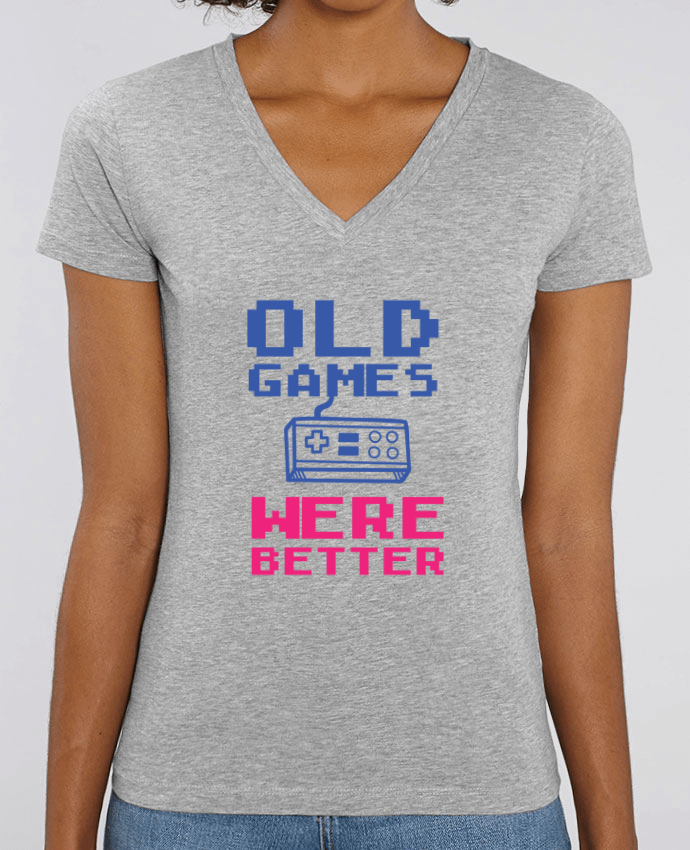 Tee-shirt femme Old games were better Par  tunetoo