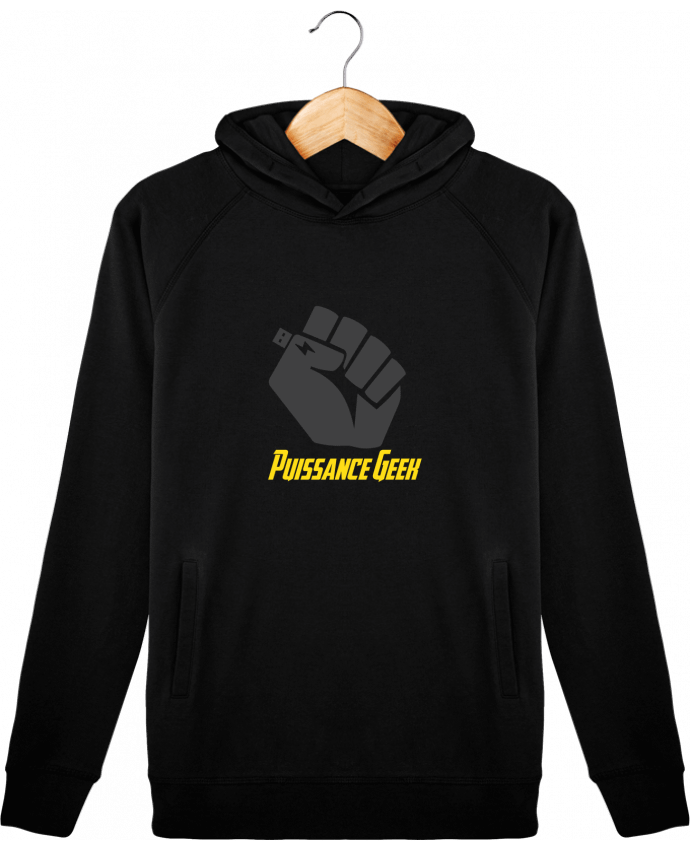 Sweat capuche femme Puissance Geek par tunetoo