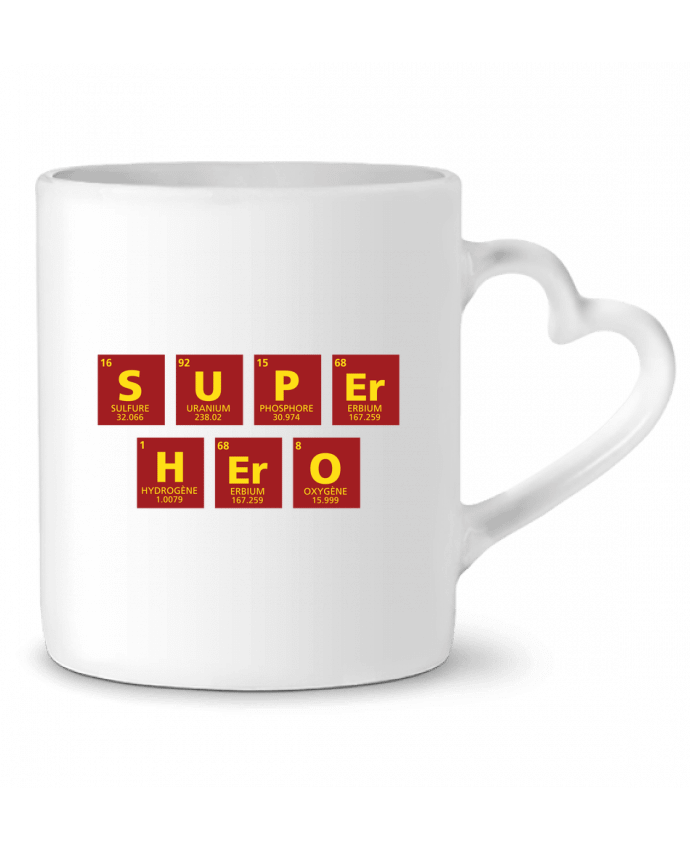 Mug coeur Super Hero - Geek par tunetoo