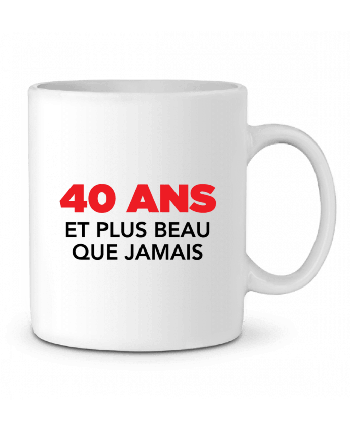 Mug  40 ans et plus beau que jamais - Anniversaire par tunetoo