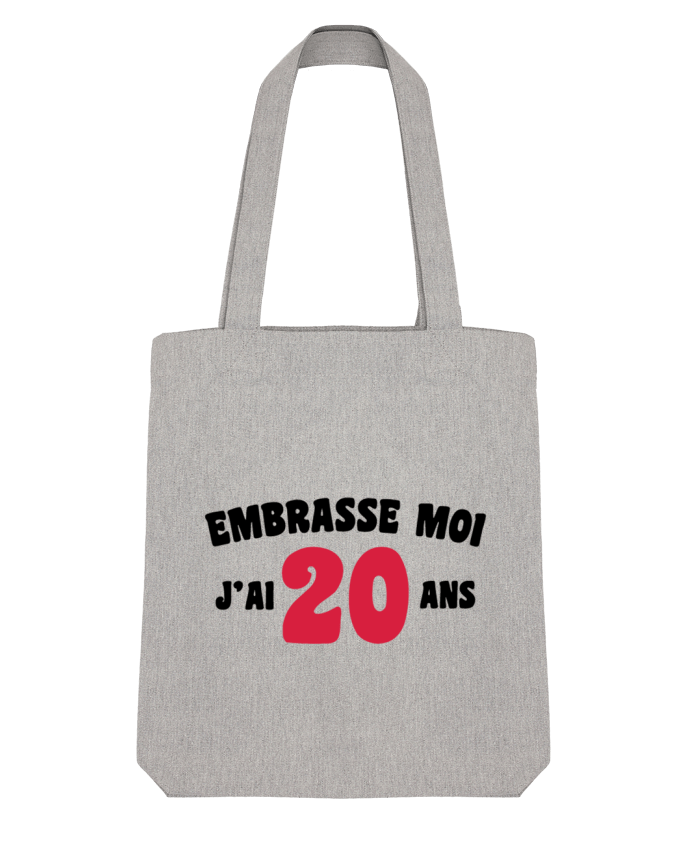 Tote Bag Stanley Stella Embrasse moi j'ai 20 ans par tunetoo 