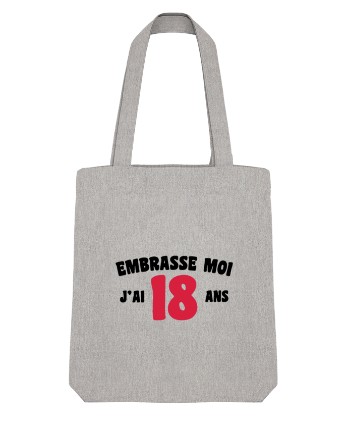 Tote Bag Stanley Stella Embrasse moi j'ai 18 ans par tunetoo 