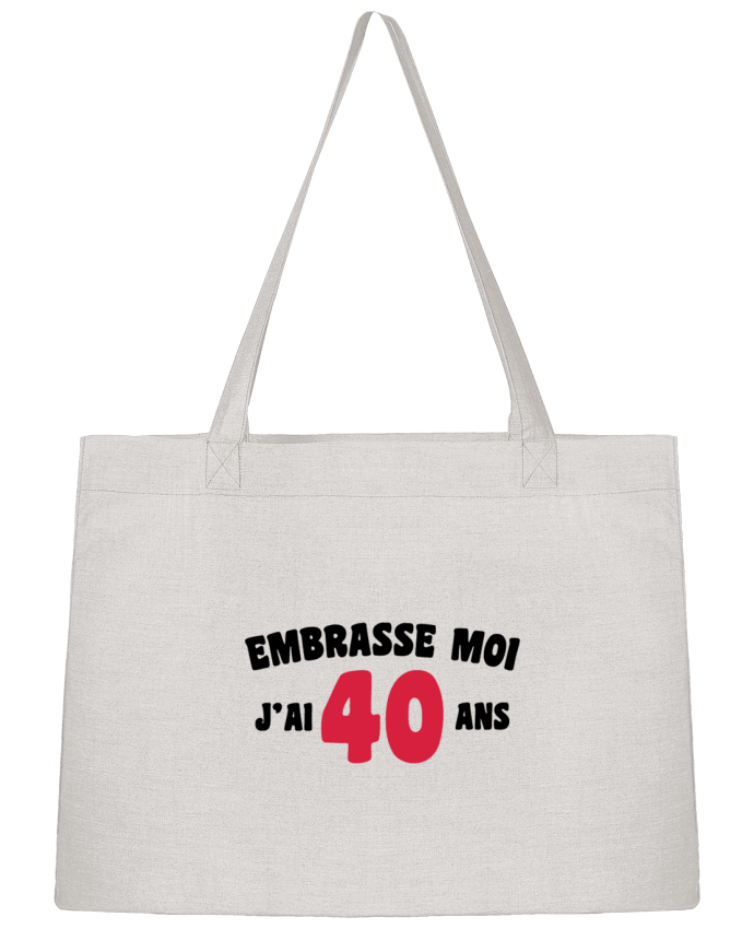 Sac Shopping Embrasse moi j'ai 40 ans par tunetoo