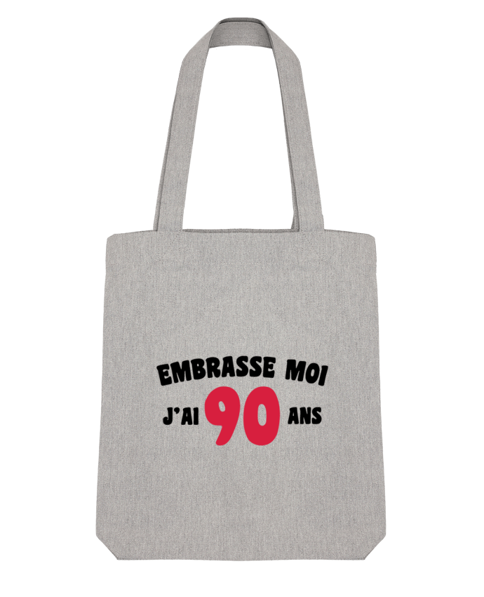 Tote Bag Stanley Stella Embrasse moi j'ai 90 ans par tunetoo 