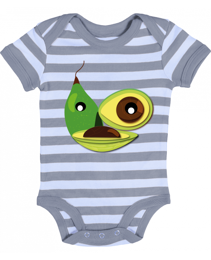 Baby Body striped avocat - Fridaé