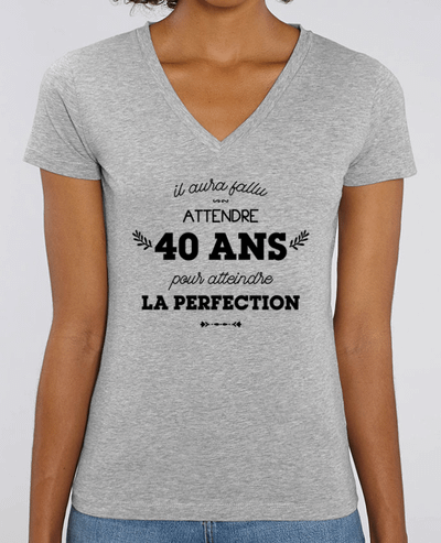 Tee-shirt femme 40 ans perfection - Anniversaire Par  tunetoo