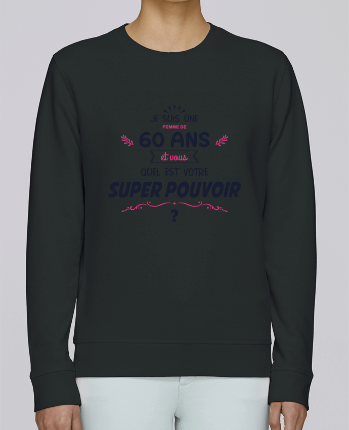 Sweatshirt 60 ans Super Pouvoir - Anniversaire par tunetoo