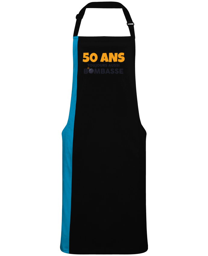Tablier bicolore 50 ans toujours bombasse - Anniversaire par  tunetoo