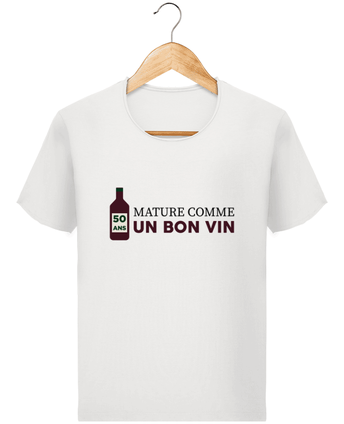  T-shirt Homme vintage 50 ans mature comme un bon vin - Anniversaire par tunetoo