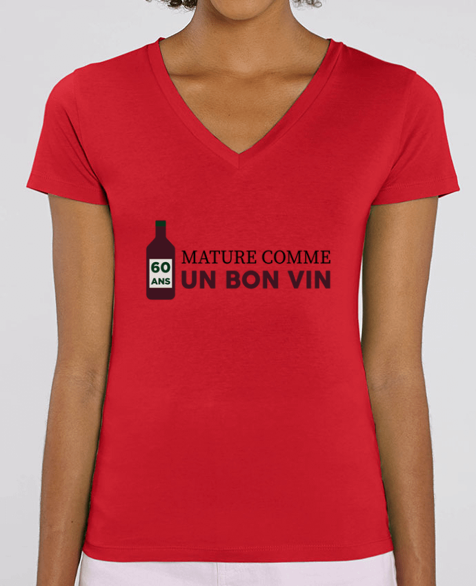 Tee-shirt femme 60 ans mature comme un bon vin - Anniversaire Par  tunetoo