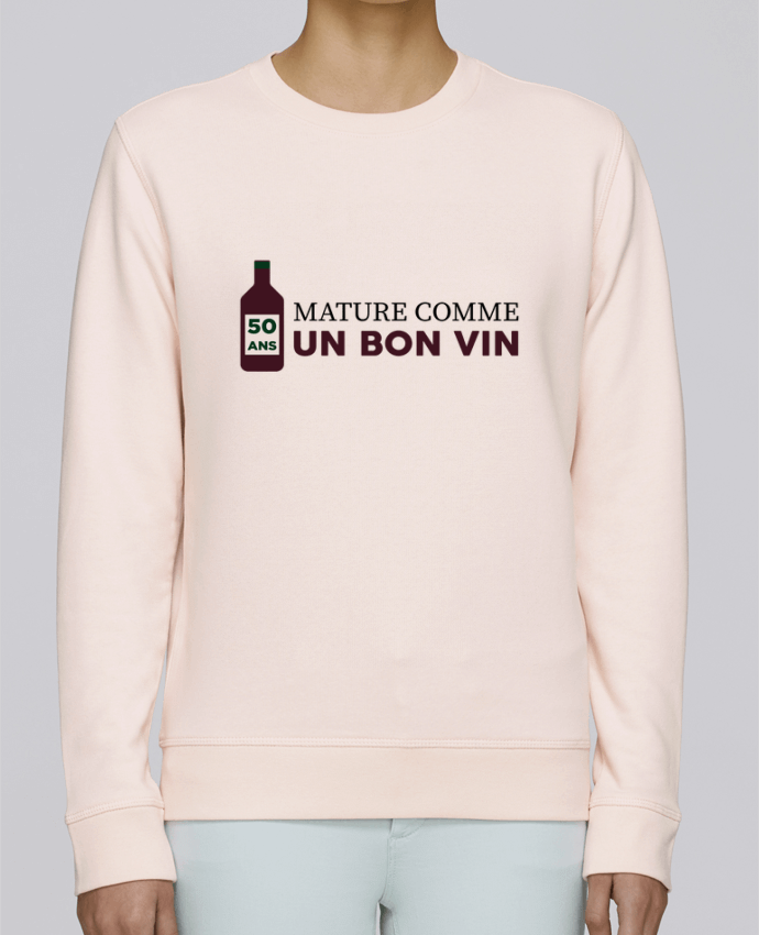 Sweatshirt 50 ans mature comme un bon vin - Anniversaire par tunetoo