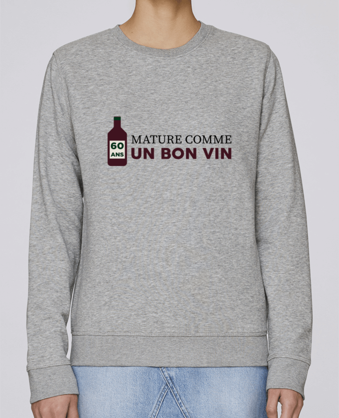 Sweatshirt 60 ans mature comme un bon vin - Anniversaire par tunetoo