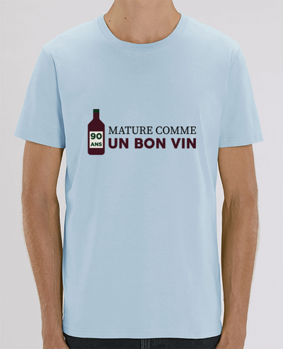 T-Shirt 90 ans mature comme un bon vin - Anniversaire par tunetoo