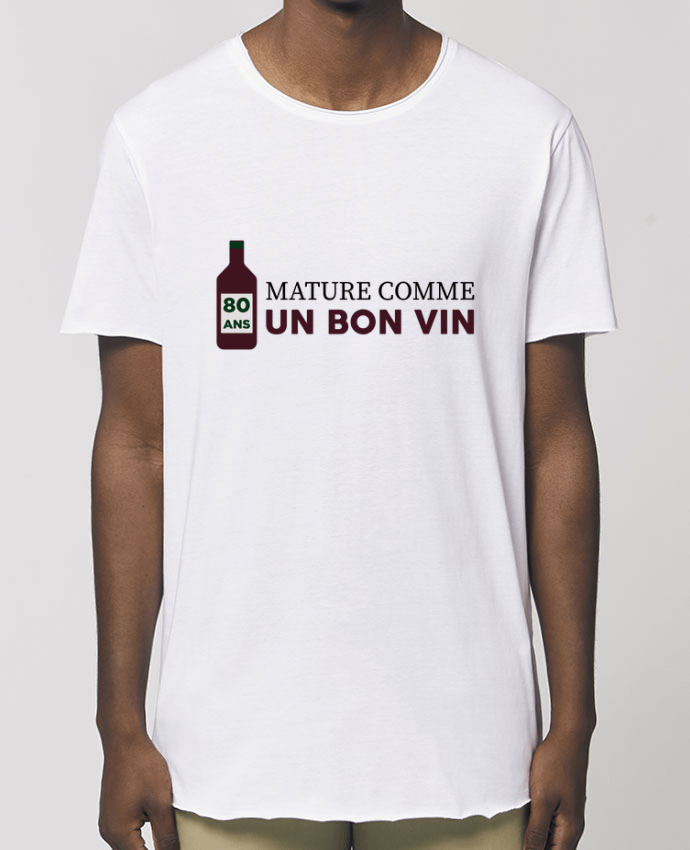 Camiseta larga pora él  Stanley Skater 80 ans mature comme un bon vin - Anniversaire Par  tunetoo