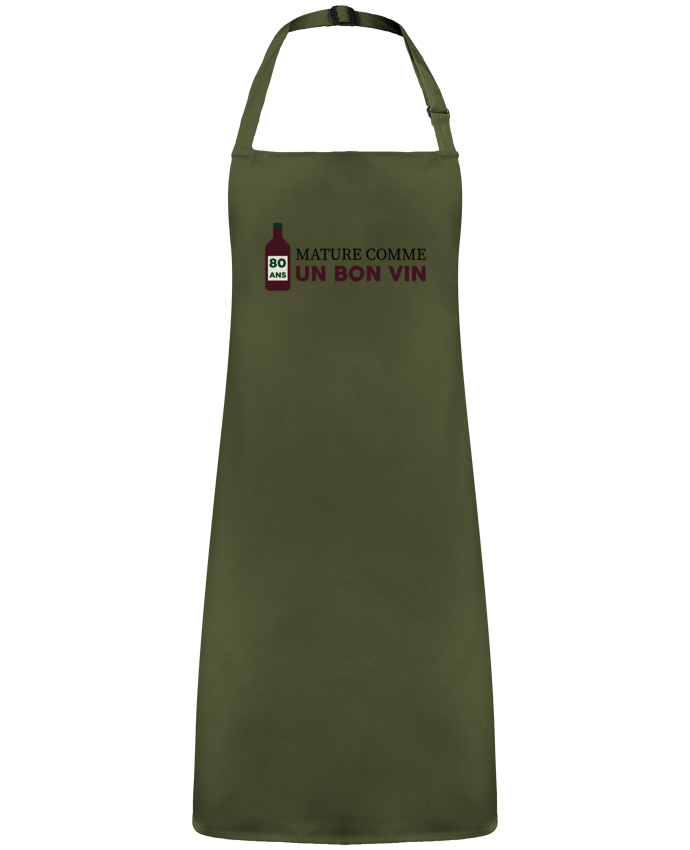 Apron no Pocket 80 ans mature comme un bon vin - Anniversaire by  tunetoo