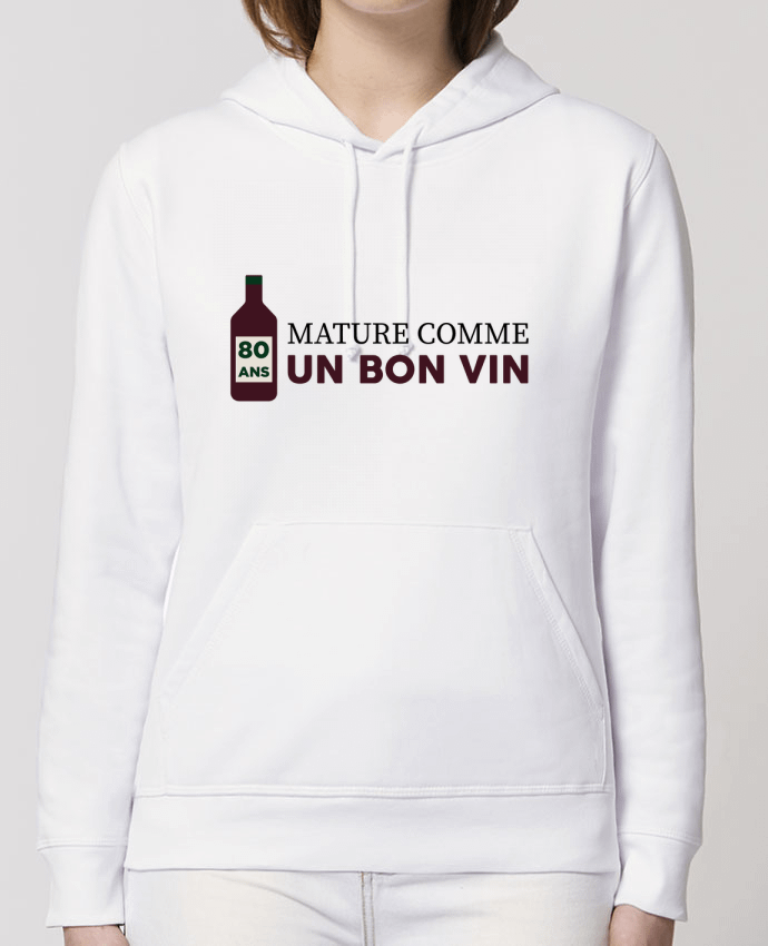 Hoodie 80 ans mature comme un bon vin - Anniversaire Par tunetoo