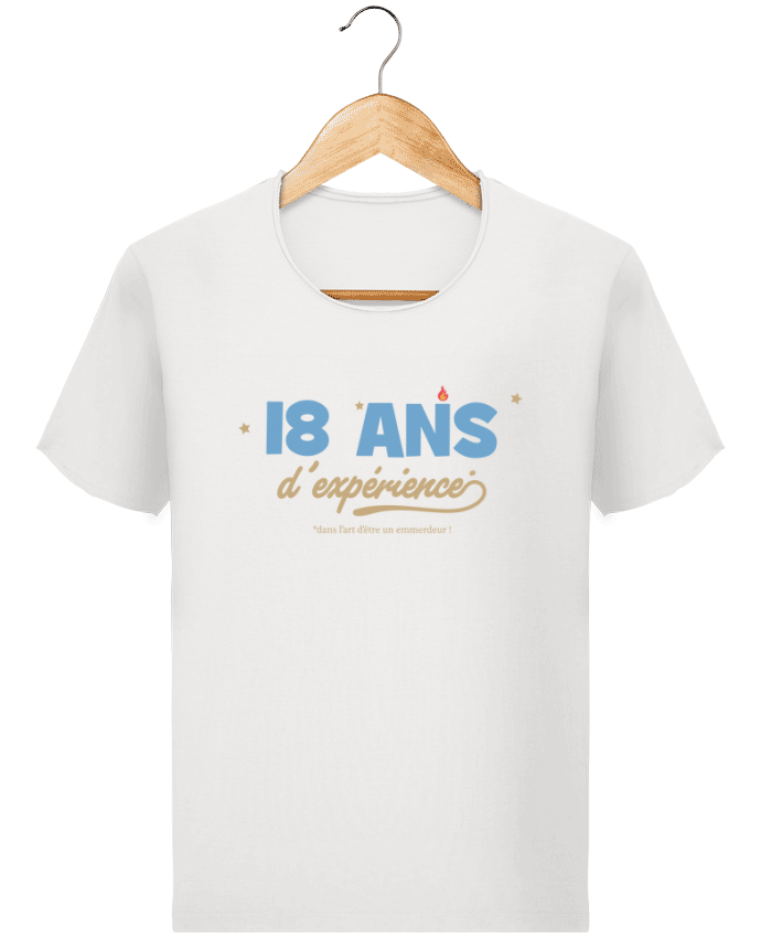  T-shirt Homme vintage 18 ans d'expérience - Anniversaire par tunetoo