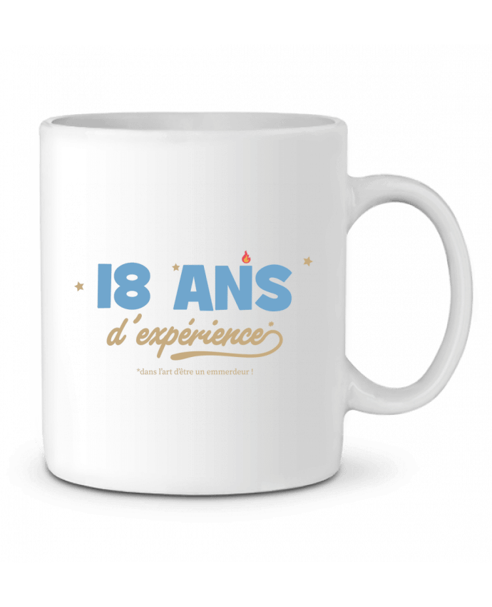 Mug  18 ans d'expérience - Anniversaire par tunetoo