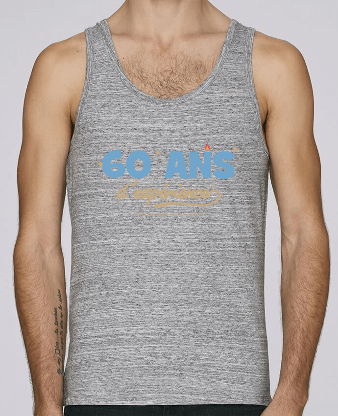 Tank Top Men Stanley Runs Organic cotton 60 ans d'expérience - Anniversaire by tunetoo 100% coton bio