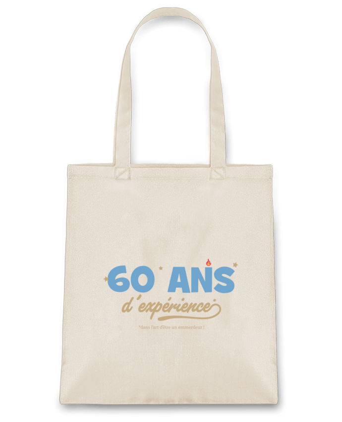 Bolsa de Tela de Algodón 60 ans d'expérience - Anniversaire por tunetoo