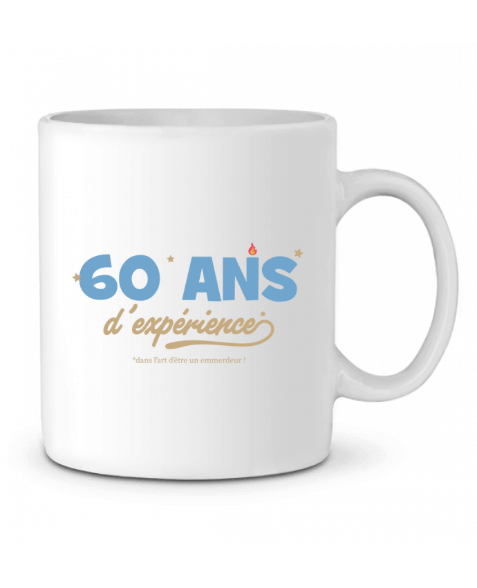 Taza Cerámica 60 ans d'expérience - Anniversaire por tunetoo