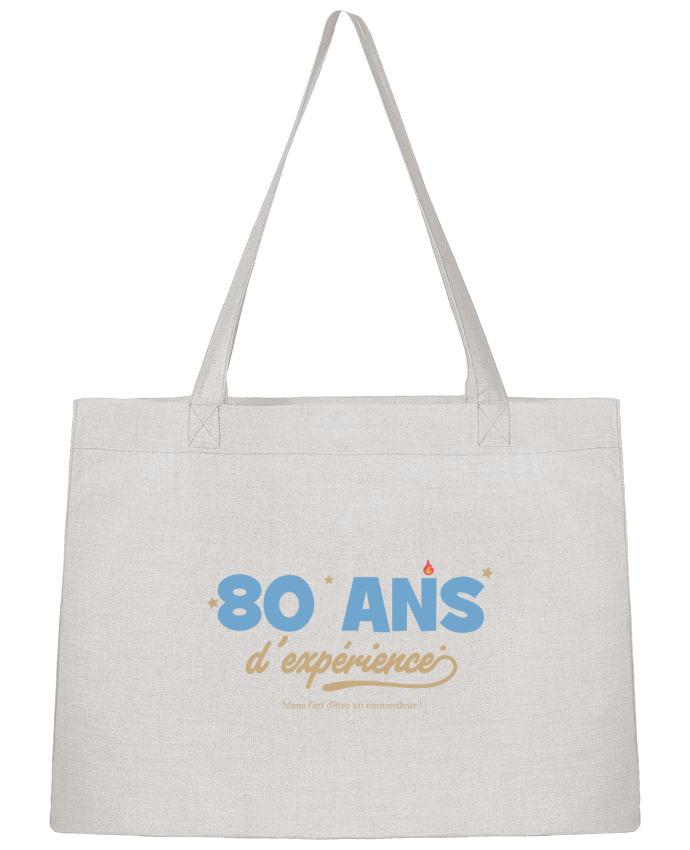 Sac Shopping 80 ans d'expérience - Anniversaire par tunetoo