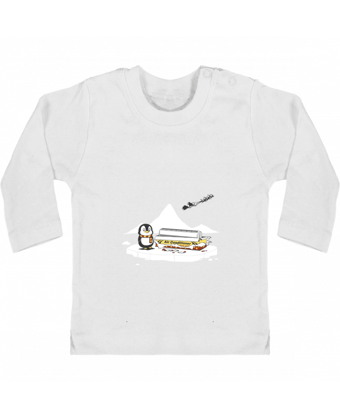 T-shirt bébé Christmas Gift manches longues du designer flyingmouse365
