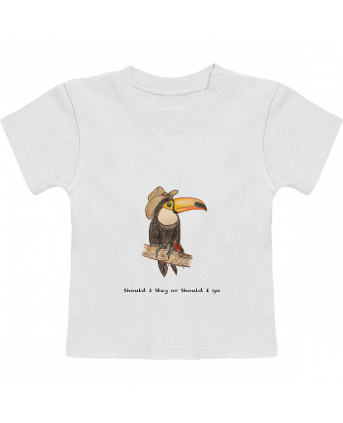 Camiseta Bebé Manga Corta TOUCAN manches courtes du designer La Paloma