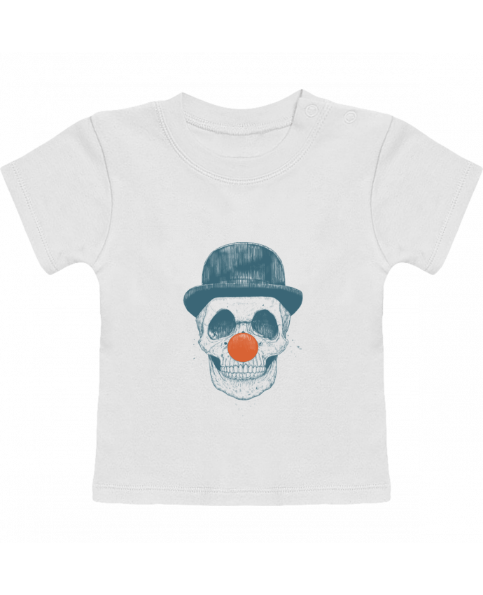 T-Shirt Baby Short Sleeve Dead Clown manches courtes du designer Balàzs Solti