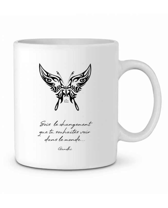 Mug  Sois le changement... par Les Guerriers Pacifiques