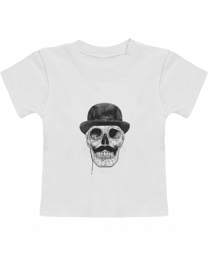 T-Shirt Baby Short Sleeve Gentleman never die manches courtes du designer Balàzs Solti