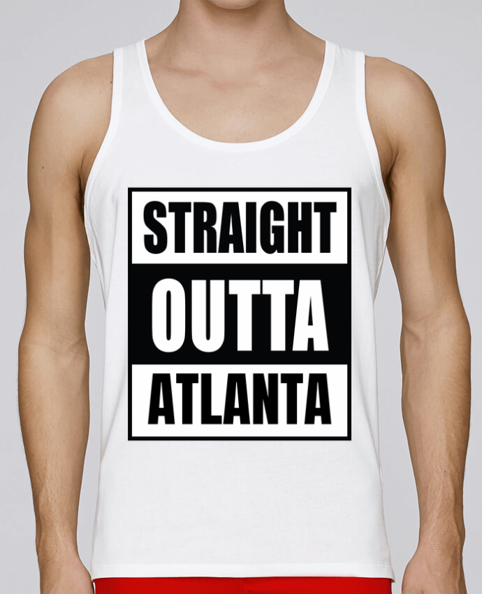 Débardeur homme Straight outta Atlanta par Cheerocki 100% coton bio