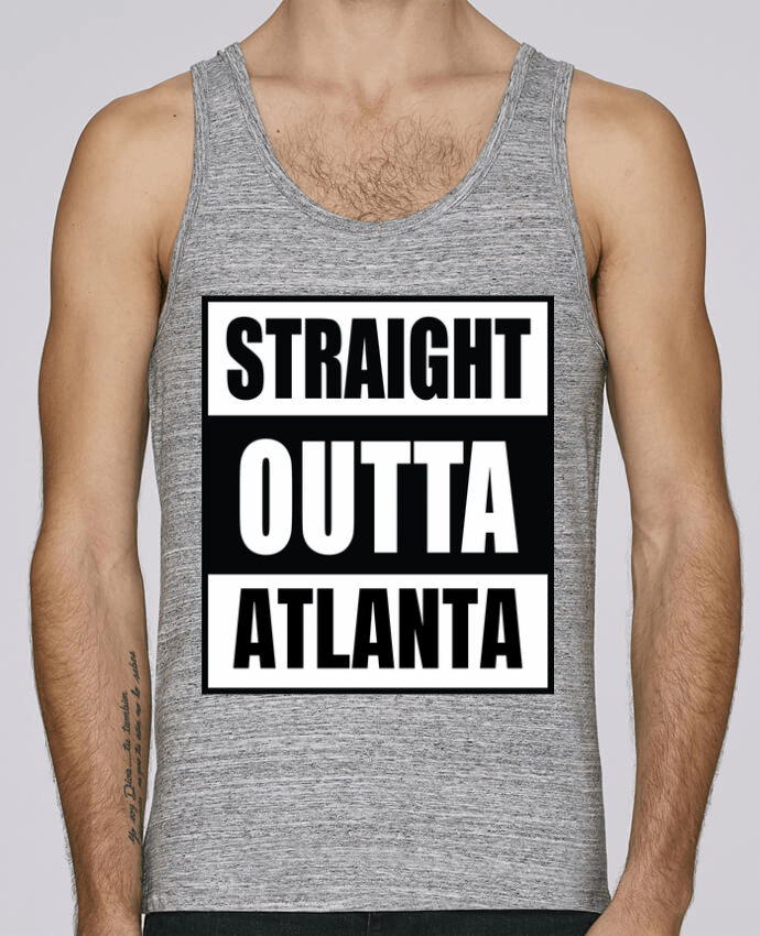 Débardeur homme Straight outta Atlanta par Cheerocki 100% coton bio