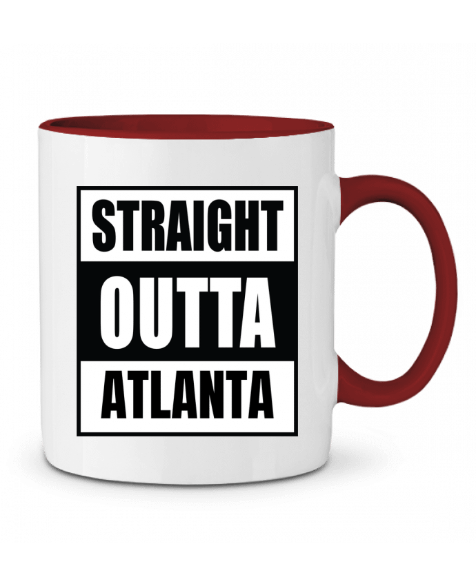 Mug bicolore Straight outta Atlanta Cheerocki