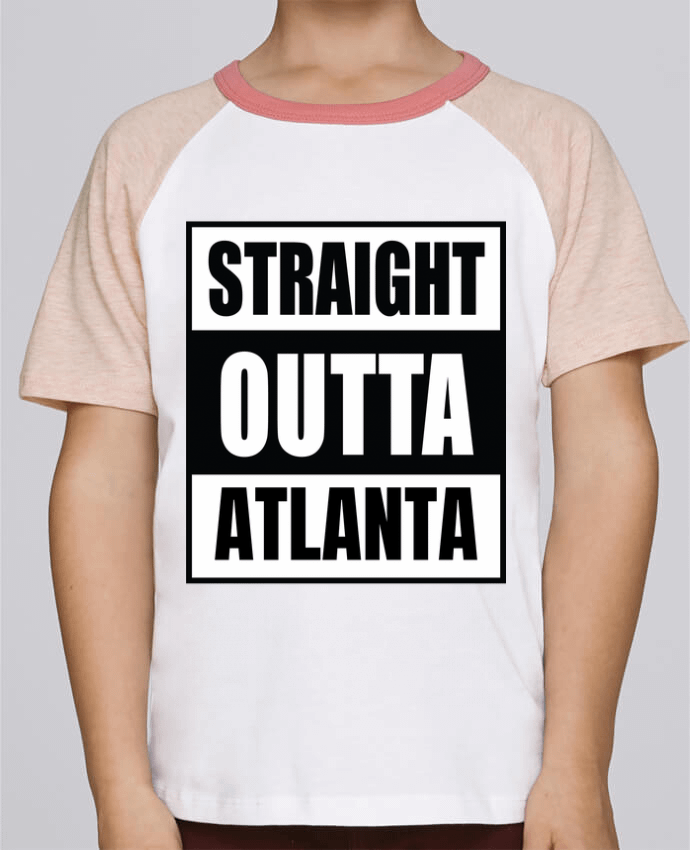 T-shirt enfant Baseball Straight outta Atlanta par Cheerocki