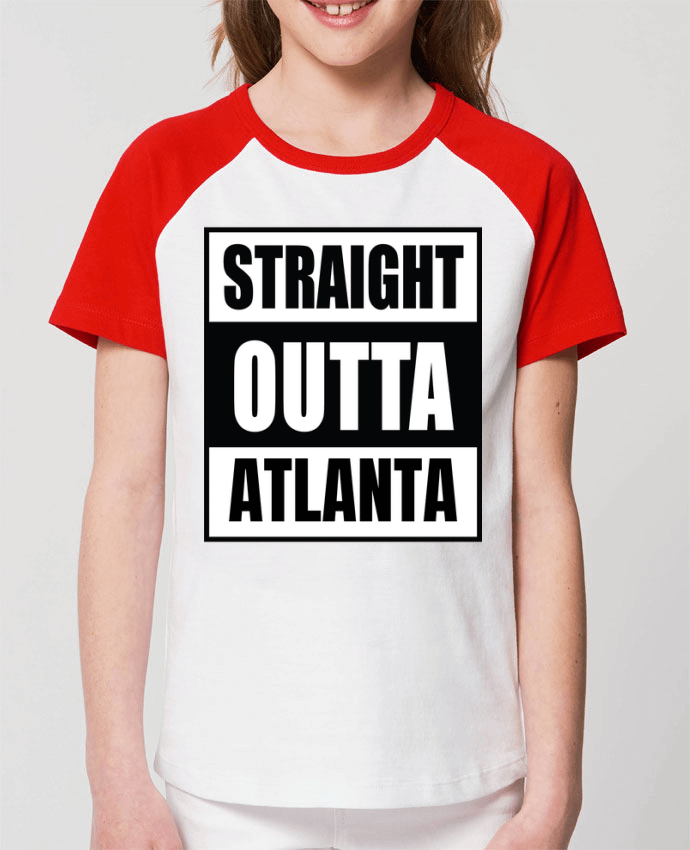 Tee-shirt Enfant Straight outta Atlanta Par Cheerocki