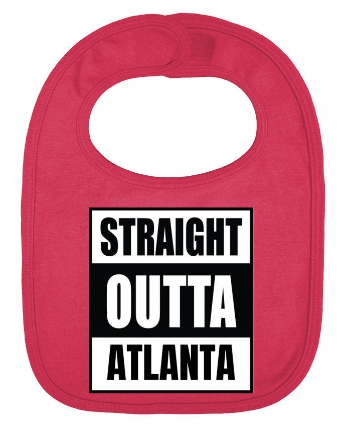 Bavoir bébé uni Straight outta Atlanta par Cheerocki