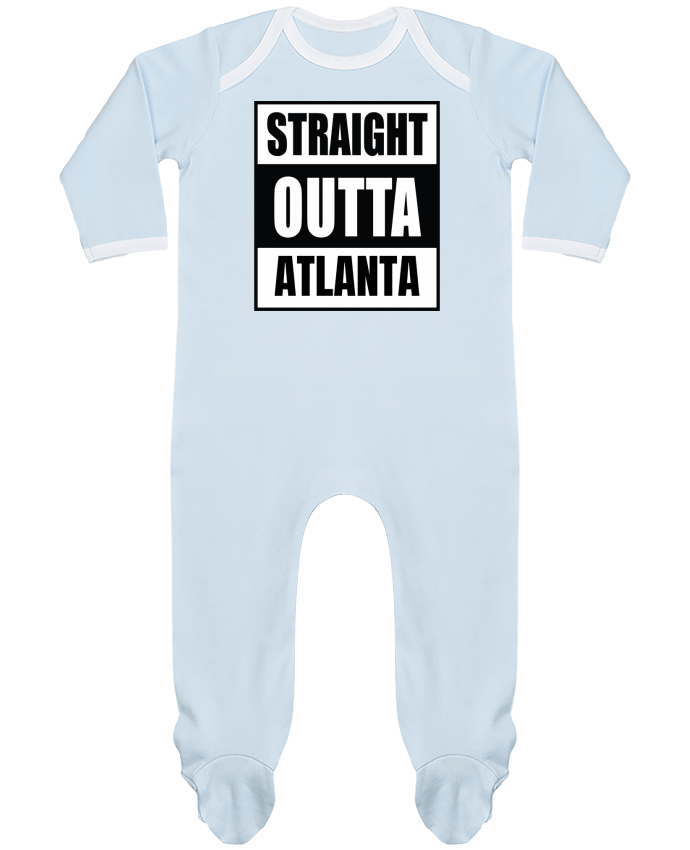 Body Pyjama Bébé Straight outta Atlanta par Cheerocki