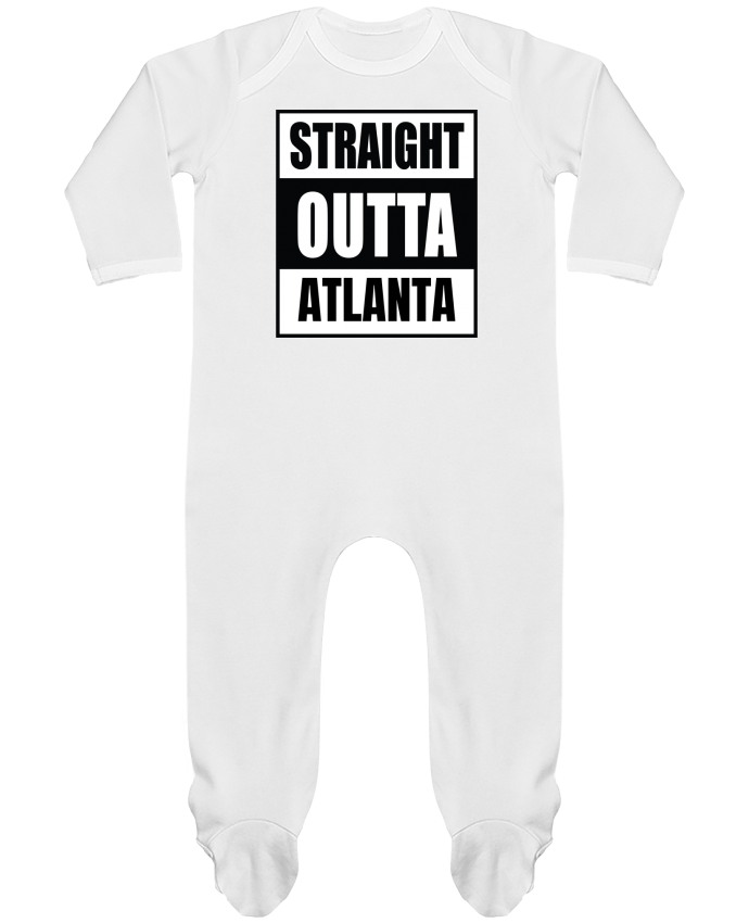 Body Pyjama Bébé Straight outta Atlanta par Cheerocki