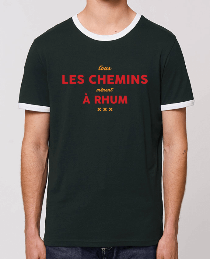 T-shirt Tous les chemins mènent à rhum - Apéro par tunetoo