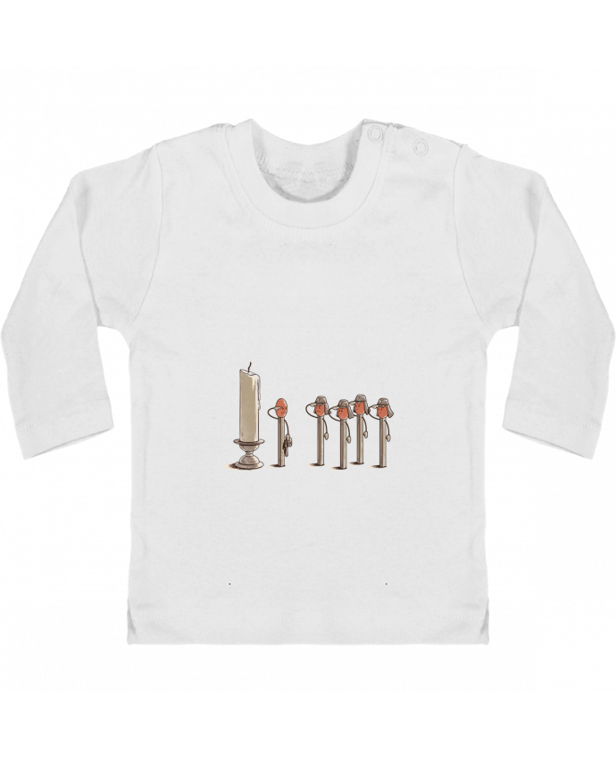 T-shirt bébé Sacrifice manches longues du designer flyingmouse365