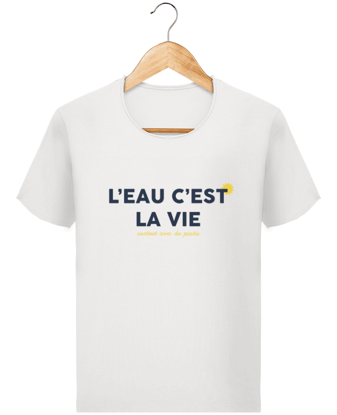  T-shirt Homme vintage L'eau c'est la vie - Apéro par tunetoo